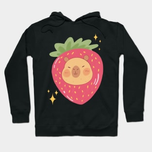 Capybara strawberry Hoodie